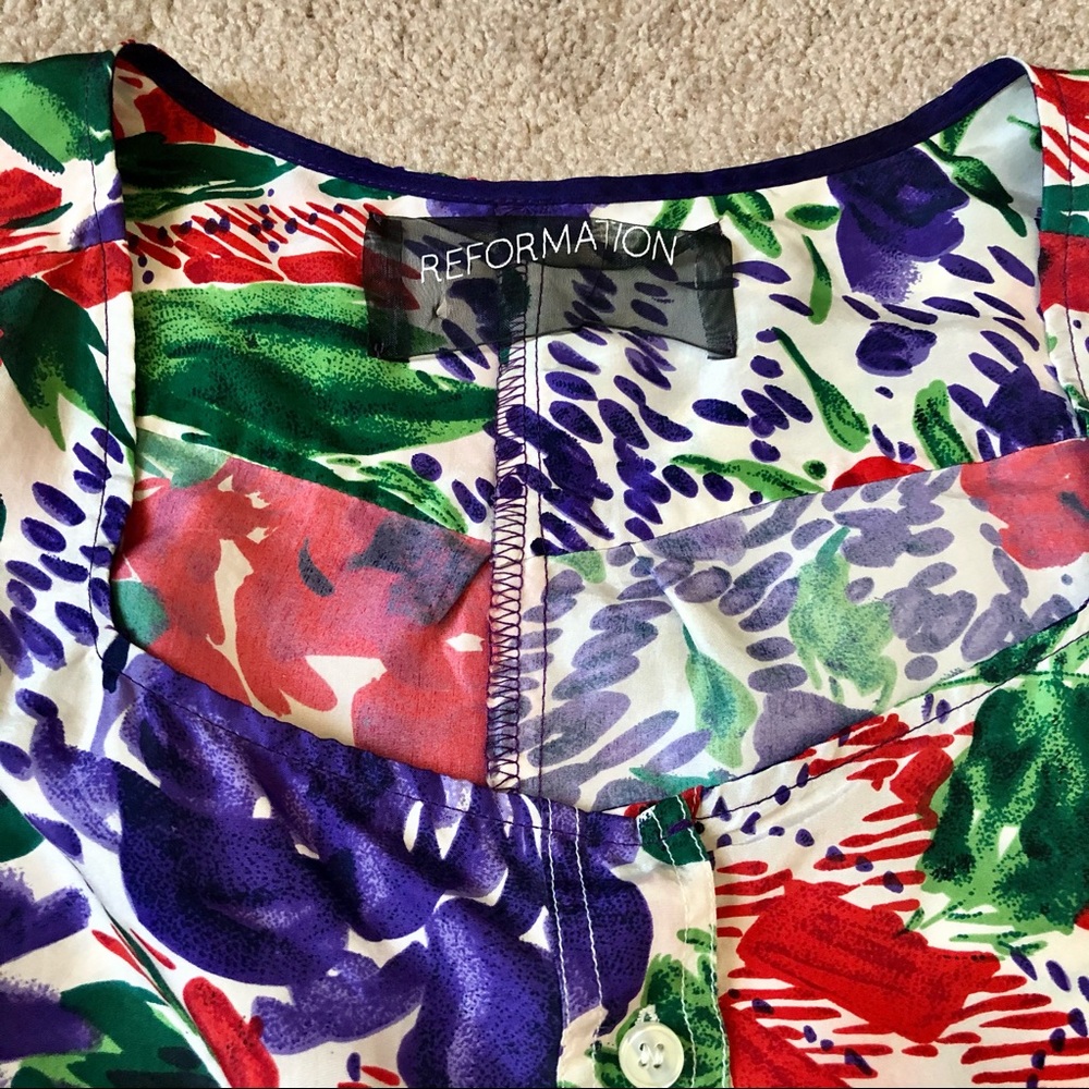 Reformation Silk Blouse - Picture 2 of 4